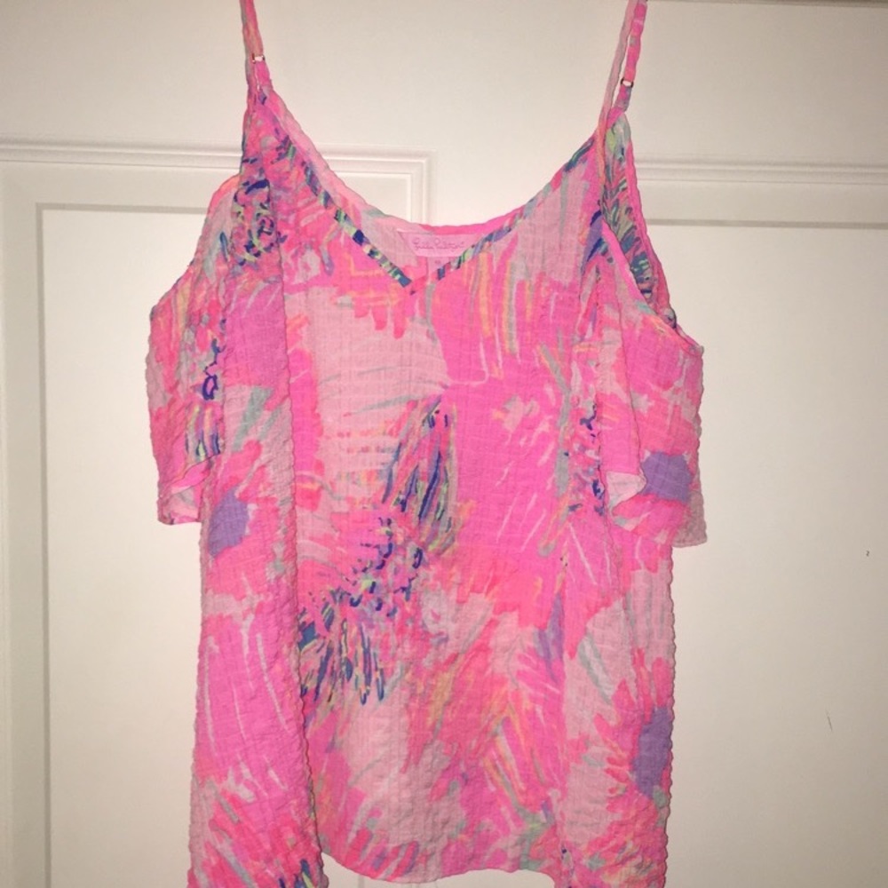 Lilly Pulitzer Flowy Top sz M